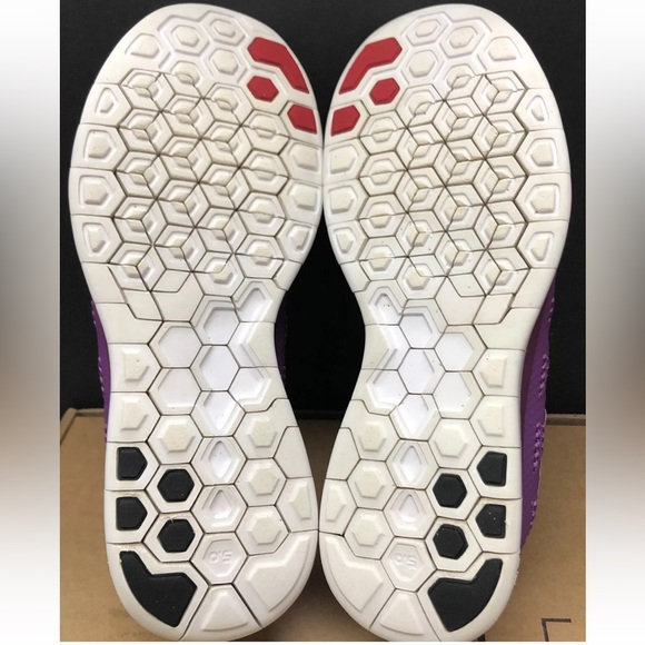Nike Free 5.0 Women's Sz 7.5M Purp/Hyper Pink/White 642199-501 Great clean Cond. - Picture 7 of 12